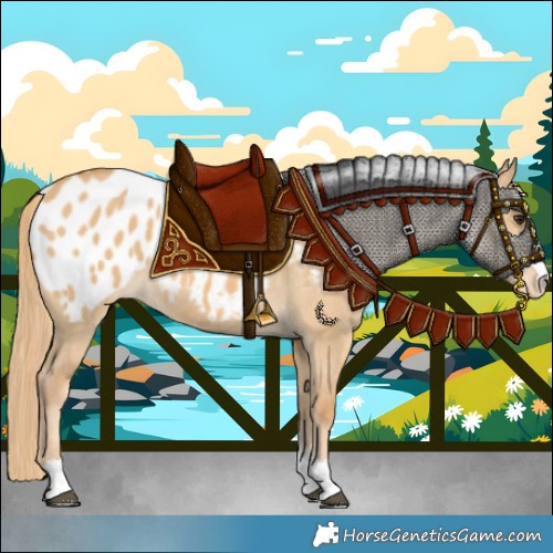 Horse Color:Red Dun Appaloosa