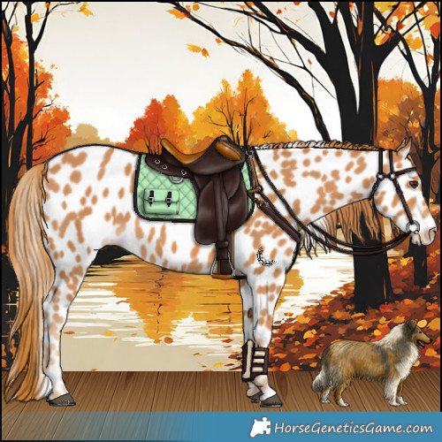 Horse Color:Chestnut Appaloosa 