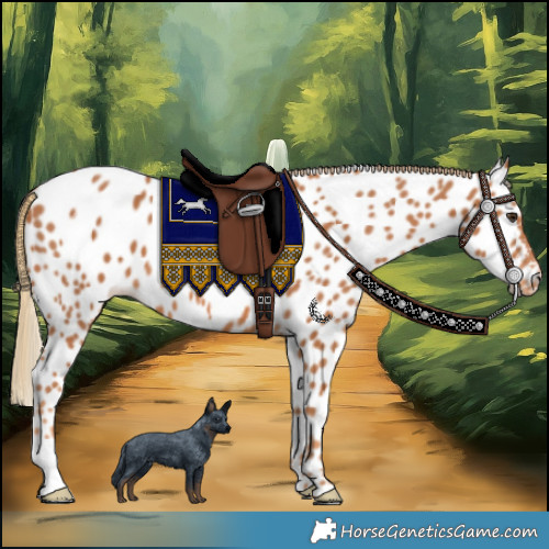 Horse Color:Chestnut Appaloosa