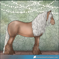 Horse Color:Liver Chestnut Pearl Mushroom 