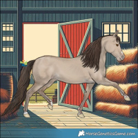 Horse Color:Classic Champagne Dun 