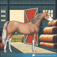Horse Color:Gold Champagne Splash