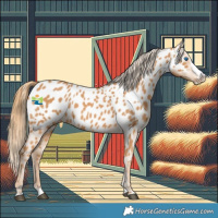 Horse Color:Chestnut Splash Appaloosa 