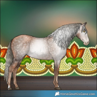 Horse Color:Gray Liver Chestnut Pearl Mushroom
