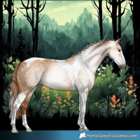 Horse Color:Gray Red Dun Tobiano