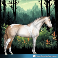 Horse Color:Gray Red Dun Tobiano