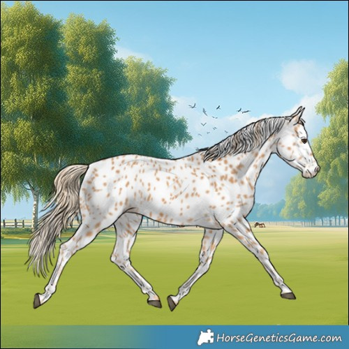 Horse Color:Chestnut Appaloosa 