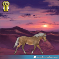 Horse Color:Silver Buckskin Tobiano 