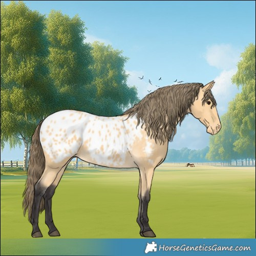 Horse Color:Buckskin Appaloosa 