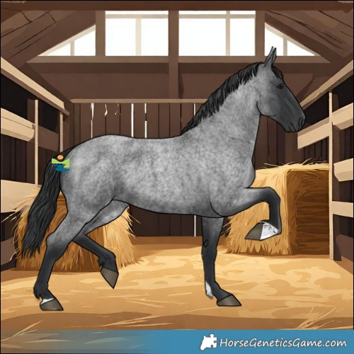 Horse Color:Blue Roan 