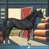 Horse Color:Black 