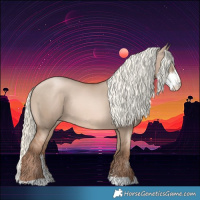 Horse Color:Liver Red Dun Pearl Mushroom Sabino Rabicano 