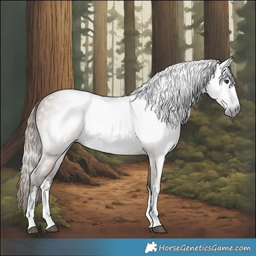 Horse Color:Gray White Spotted Liver Red Dun 