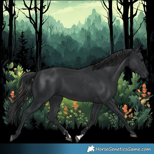 Horse Color:Black 