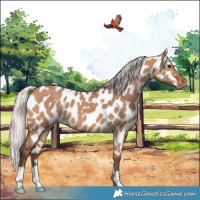 Horse Color:Silver Bay Dun Appaloosa 