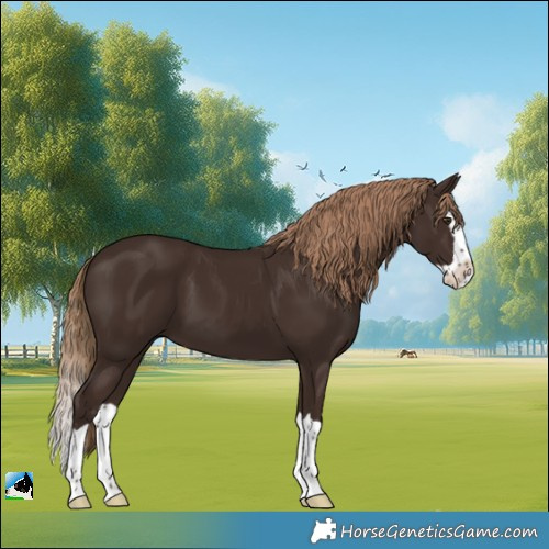 Horse Color:Liver Chestnut Splash