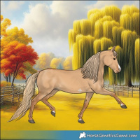 Horse Color:Red Dun Splash 