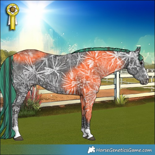 Horse Color:Painted Black Ice 