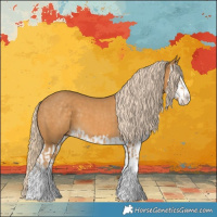 Horse Color:Palomino Splash  and Palomino Splash 