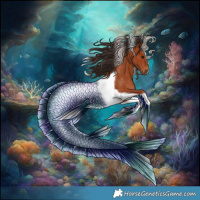 Horse Color:Silver Bay Sabino Rabicano and Bay Tobiano Rabicano