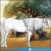 Horse Color:Midnight Silver Bay Ice Splash Tobiano 
