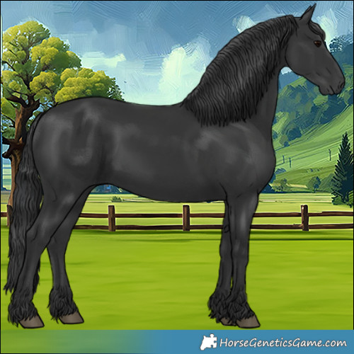 Horse Color:Black 