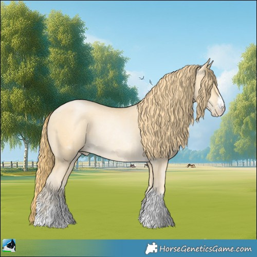 Horse Color:Buckskin Pearl Mushroom Rabicano 