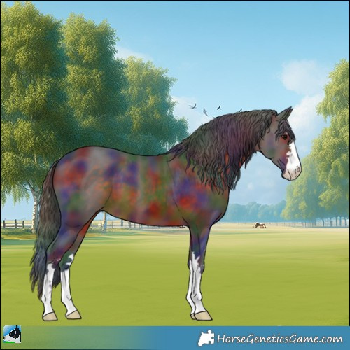 Horse Color:Nacre Brown 