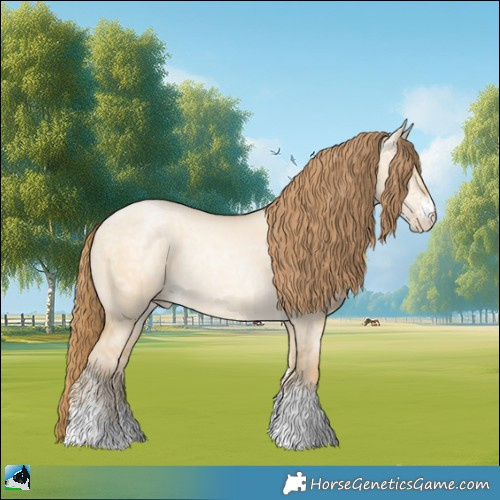 Horse Color:Buckskin Ice Pearl Dun Sabino 
