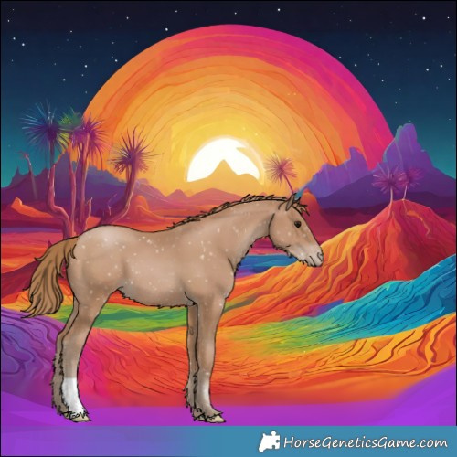 Horse Color:Black Pearl Appaloosa 