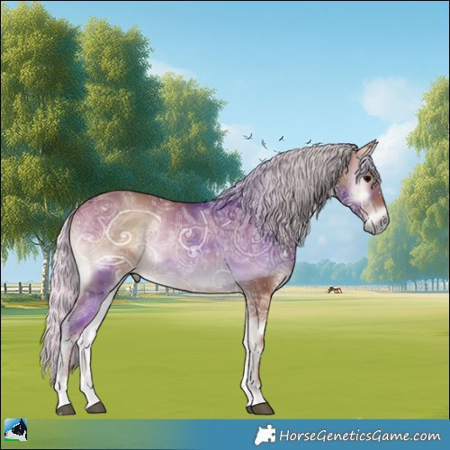 Horse Color:Silver Blue Onyx Ice 