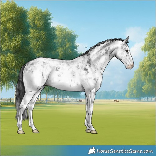 Horse Color:Black Ice Sabino 