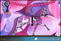 Horse Color:Watercolor White Spotted Liver Chestnut Sabino Rabicano