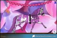 Horse Color:Watercolor White Spotted Liver Chestnut Sabino Rabicano 