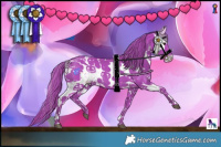 Horse Color:Watercolor White Spotted Liver Chestnut Sabino Rabicano 