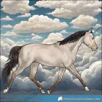 Horse Color:Sable Champagne Dun 