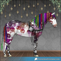 Horse Color:Painted Brown Sabino Splash 