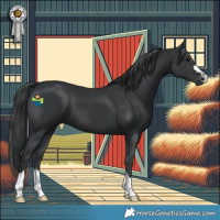 Horse Color:Black 