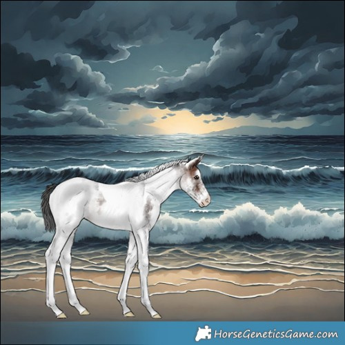 Horse Color:White Spotted Brown Tobiano Rabicano 