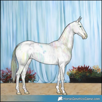 Horse Color:Nacre Watercolor White Spotted Smoky Grullo Ice Pearl 