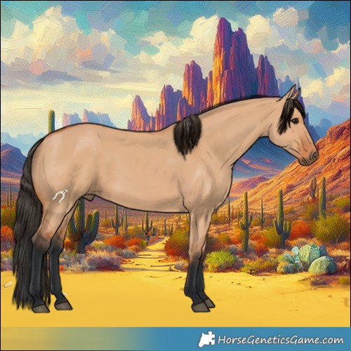 Horse Color:Bay Dun