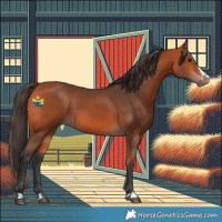 Horse Color:Bay 