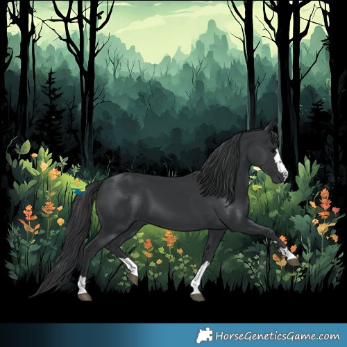 Horse Color:Black 