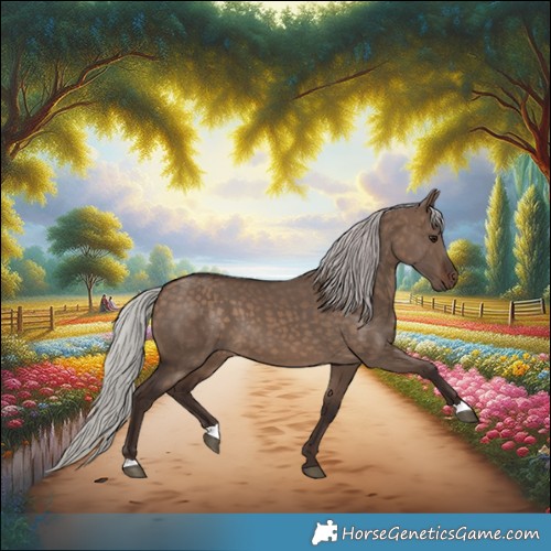 Horse Color:Silver Brown Dun 