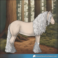 Horse Color:Cremello Tobiano