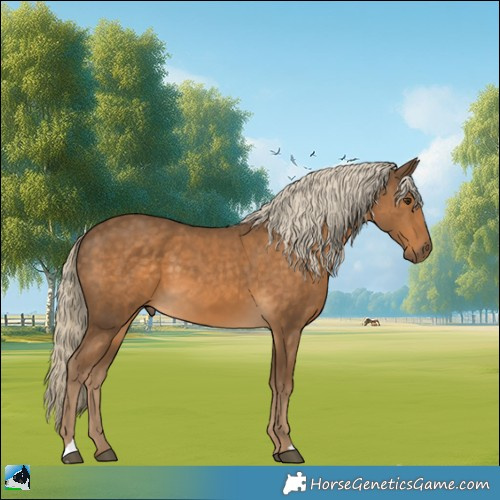Horse Color:Chocolate Palomino 