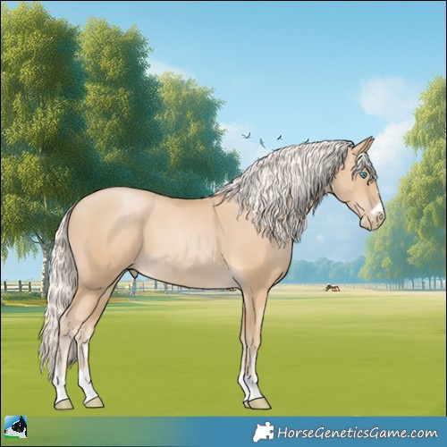 Horse Color:Palomino Pearl 