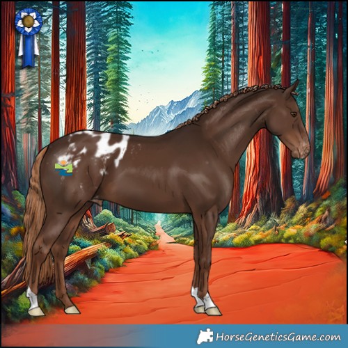 Horse Color:Liver Chestnut Varnish 