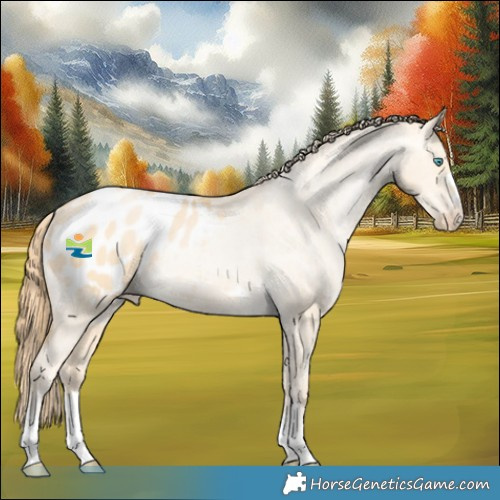 Horse Color:Buckskin Pearl Dun Appaloosa Rabicano 