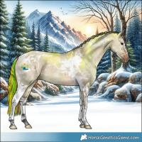 Horse Color:Painted Brown Ice Dun Tobiano Rabicano 